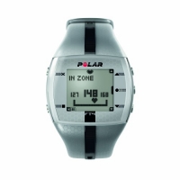 Polar FT4M Men's Heart Rate Monitor Watch (Silver / Black)