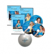 The Complete Physique 57 Workout Kit 3 Disc Set With Exercise Ball