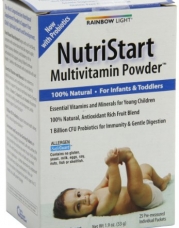 Rainbow Light NutriStart Multivitamin Dietary Supplement Powder Packets for Children 6 Months to 4 Years, 25 Count