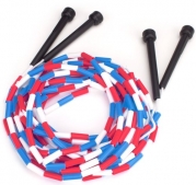 Lot of 2- 16 foot Double Dutch jump ropes with plastic segmentation by K-Roo Sports