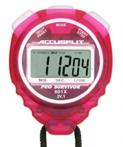 ACCUSPLIT Pro Survivor - A601X Stopwatch, Clock, Extra Large Display (Cherry)