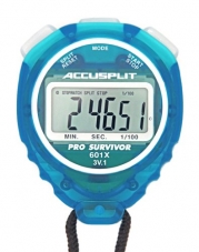ACCUSPLIT Pro Survivor - A601X Stopwatch, Split, Clock, Extra Large Display (Aqua)