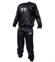 Heavy Duty Sweat Suit Sauna Exercise Gym Suit Fitness Weight Loss Anti-Rip (Medium)