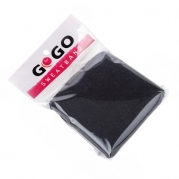 GOGO Thick Solid Color Wrist Sweatband, 3 1/8 x 3 (Price / PIECE) - Black