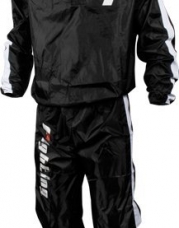 Fighting Sports Nylon Hooded Sauna Suit, Black, X-Large