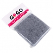 GOGO Thick Solid Color Wrist Sweatband, 3.15 x 3 - Grey
