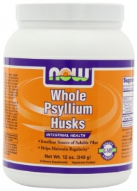 Now Foods Psyllium Husk Whole, 12-Ounce