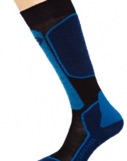 Icebreaker Men's Skier + Lite Alpine Socks, Black/Largo/Force, Small