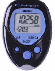 Omron Hj-113 Pocket Pedometer, Walking Style, Black