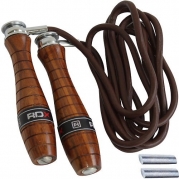 Authentic RDX Leather Pro Skipping Speed Rope Adjustable Weighted