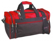 Blank Duffle Bag Duffel Bag in Black and Red Gym Bag