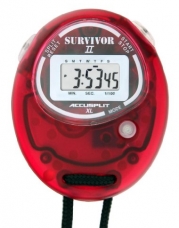 ACCUSPLIT Survivor - S2XL Stopwatch, Clock (Cherry)