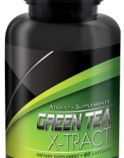 Advanta Supplements Green Tea X-tract, 500mg, 60 Capsules