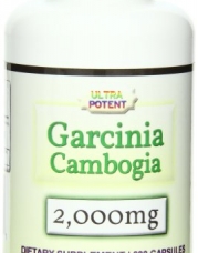 Eden Pond Labs Garcinia Cambogia, 500 mg per Capsule, 200 Capsules per Bottle (Serving size of 4 capsules provides 2000 mg)