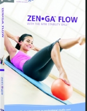 Stott Pilates Zen Ga Flow DVD with the Mini Stability Ball