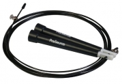 ProSource Discounts Speed Cable Jump Rope, Black, 10-Feet