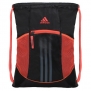 adidas Alliance Sport Sackpack, Black/Red Zest, 18 x 13 3/4-Inch