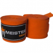 180 Elastic Cotton MMA Handwraps (Pair) - Orange