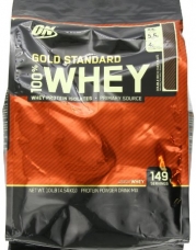 Optimum Nutrition 100% Whey Gold Standard, Double Rich Chocolate, 10 Pounds Bags, Packaging May Vary