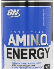 Optimum Nutrition Amino Energy 30 Serve, Blue Raspberry, 270-Grams