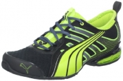 PUMA Men's Voltaic 4 Mesh Cross-Training Shoe,Black/Lime Punch,7 D US