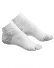 Hanes 10 Pair Cushioned Women's Athletic Socks - Ankle White 5-9