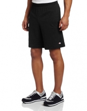 Champion Men's Jersey Short With Pockets, Black, Medium
