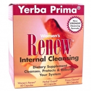 Yerba Prima Women's Renew Internal Cleansing, 60 capsules each of Renew, herbal Guard and 180 Capsules of Prima Cleanse