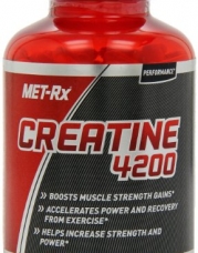 MET-Rx Creatine 4200 Diet Supplement Capsules, 240 Count