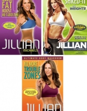 NEW 3-Pack Jillian Michaels Fitness Exercise Home Workout Weight Loss DVD's