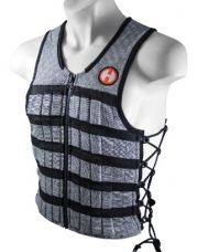 Hyperwear Hyper Vest PRO Unisex 10-Pound Adjustable Weighted Vest for Fitness Workouts, X-Large, Grey