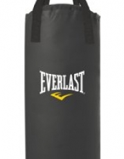Everlast 70-Pound MMA Poly Canvas Heavy Bag (Black)