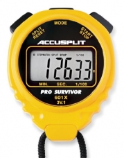 ACCUSPLIT Pro Survivor - A601X Stopwatch, Clock, Extra Large Display (Yellow)