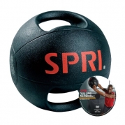 SPRI Dual Grip Xerball Medicine Ball, 14-Pound