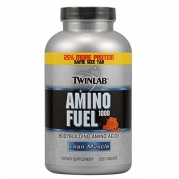 Twinlab Amino Fuel 1000 Body Building Amino Acids, Lean Muscle, 250 Tablets