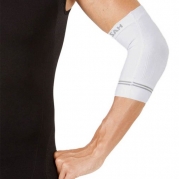 Zensah Compression Tennis Elbow Sleeve for Elbow Tendonitis, Tennis Elbow, Golfer's Elbow, White, Large