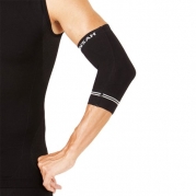 Zensah Compression Tennis Elbow Sleeve for Elbow Tendonitis, Tennis Elbow, Golfer's Elbow, Black, Large