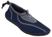 New Mens Slip on Water Pool Beach Shoes Aqua Socks (7, Grey 5907)