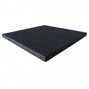 Rubber Cal Eco-Sport Interlocking Tile-Pack of 5, Coal, 3/4 x 20 x 20-Inch