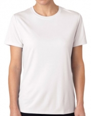 Hanes 4 oz Women's Cool Dri Performance T-Shirt, XXL-White