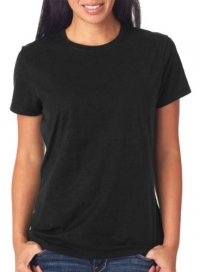 Hanes Classic-Fit Jersey Women's T-Shirt 4.5 oz, 2XL-Black