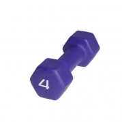 Cap Barbell Neoprene Dumbbell, 4-Pound, Purple