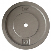 CAP Barbell Standard Free Weight Plate, 1-Inch, 5-Pound, Gray