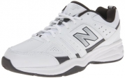 New Balance Men's MX409 Cross-Training Shoe,White/Grey,8.5 4E US