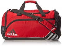 adidas Team Speed Medium Duffel Bag, University Red/Black