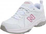 New Balance Women's WX608V3 Cross-Training Shoe,White/Pink,6 D US