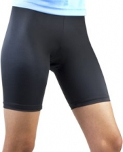 Women's Spandex Exercise Compression Workout Shorts Black X-Small