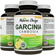 Purest Garcinia Cambogia Extract, Highest Grade & Quality 75% HCA (Best Formula) ★ Pure & Potent with Extra Strength ★ Safe & Effective Weight Loss Supplement ★ 90 Caps & Guaranteed By Natures Design