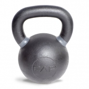 CAP Barbell Cast Iron Competition Weight Kettlebell, 44-Pound, Black/Purple