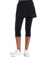 Skirt Sports Women's Lotta Breeze Capri Skirt, Black, Large